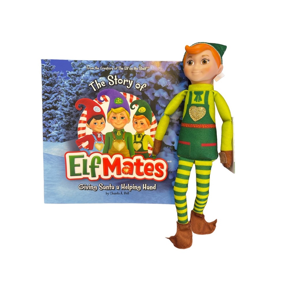 Brand New‎ Elf Mates On The Shelf Cobbler Christmas Doll & Book Set
